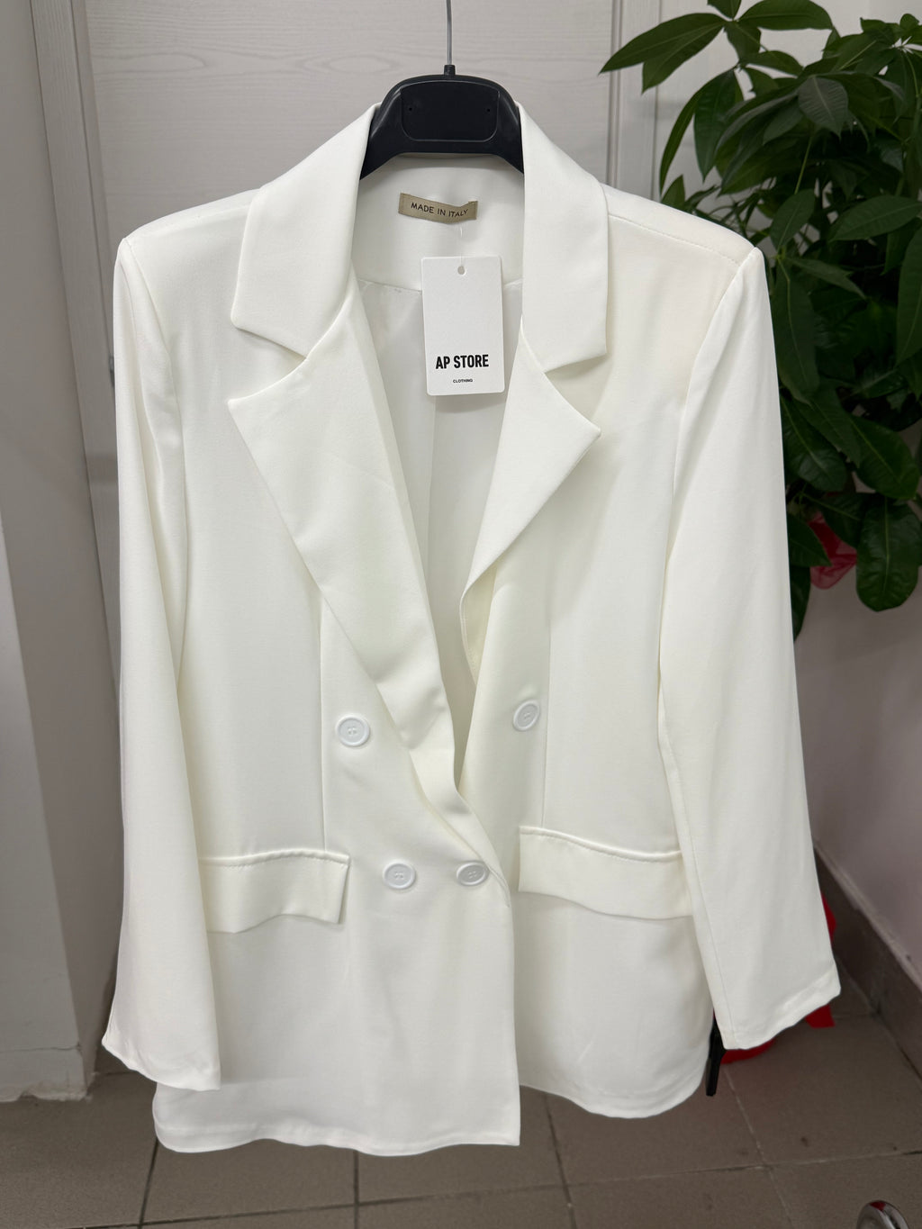 Giacca blazer foderato all’interno