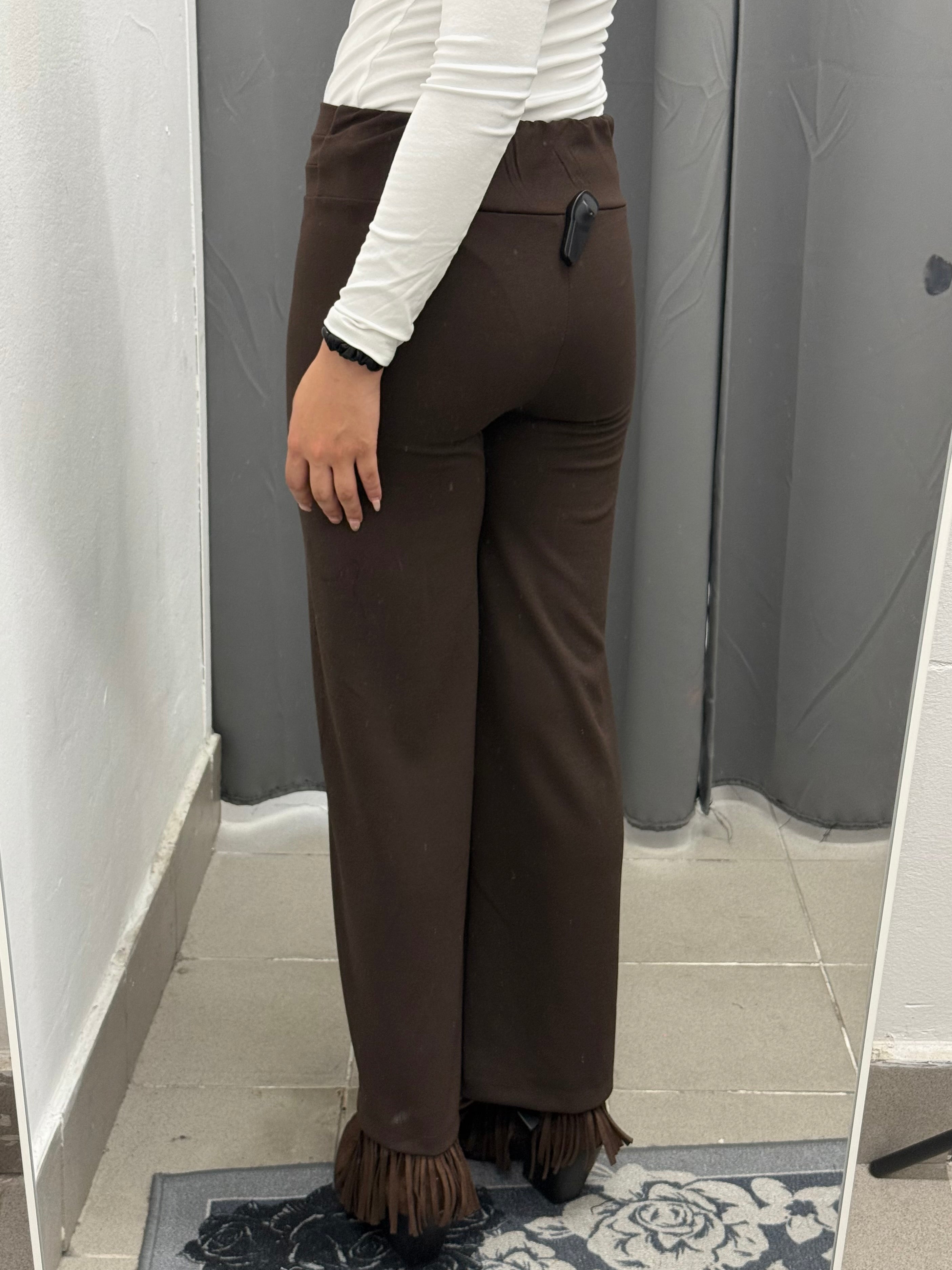 Pantaloni A Palazzo Con Bottoni Stile Sailor FGD MODA