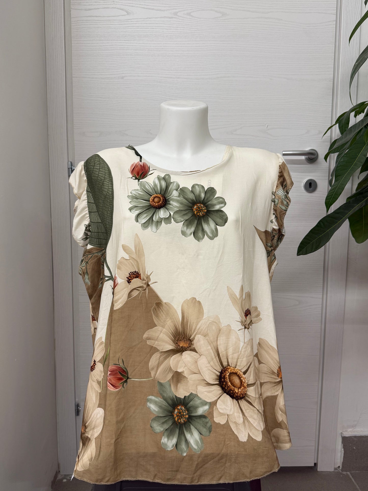 Canotta con fiori FGD MODA