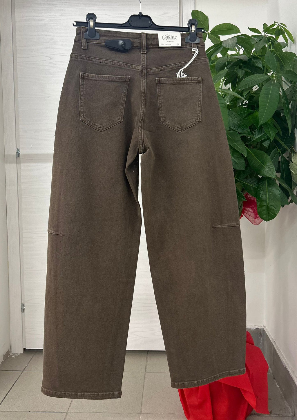 Jeans balloon con brillantini FGD MODA