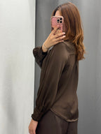 Camicetta Effetto Raso A Portafoglio FGD MODA