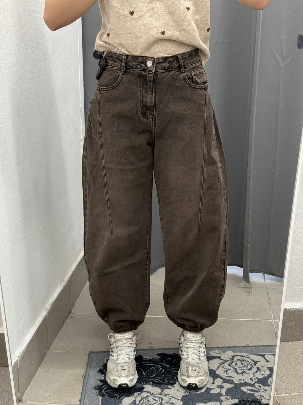 Jeans Balloon Con Polsini SA7671 FGD MODA