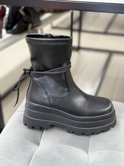 Anfibi platform alta con laccio FGD MODA