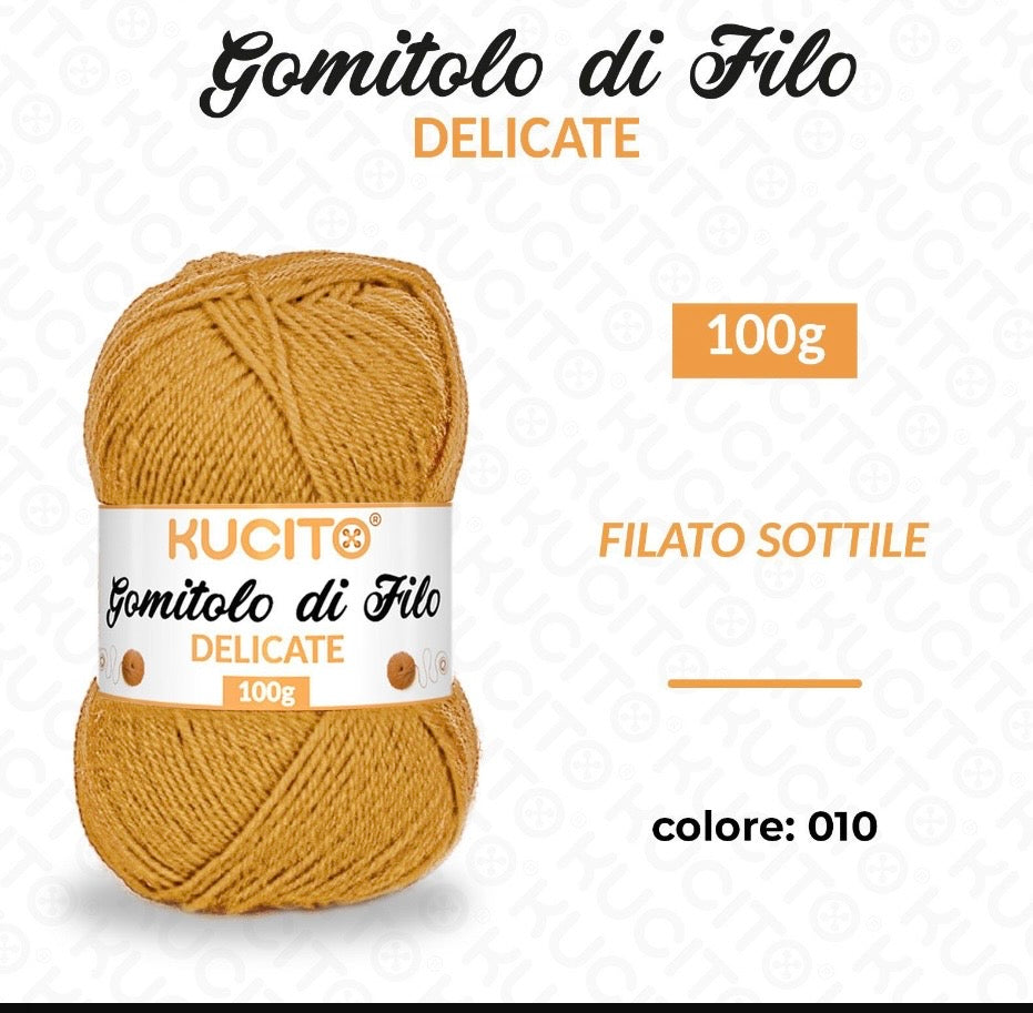 Gomitolo di filo DELICATE 100g FGD MODA