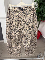 Pantaloni 100% cotone balloon leopardato FGD MODA