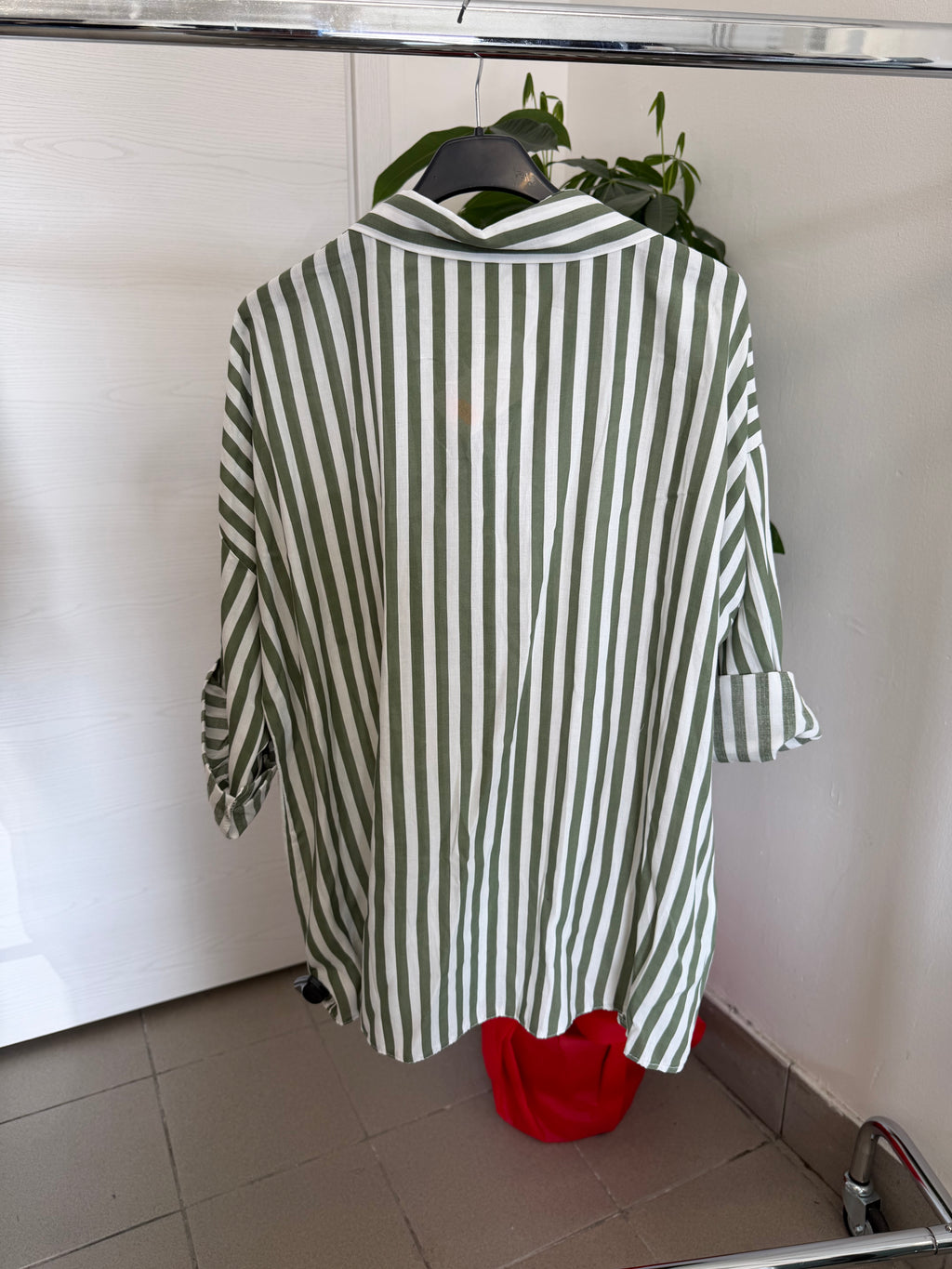Camicia a righe viscosa FGD MODA