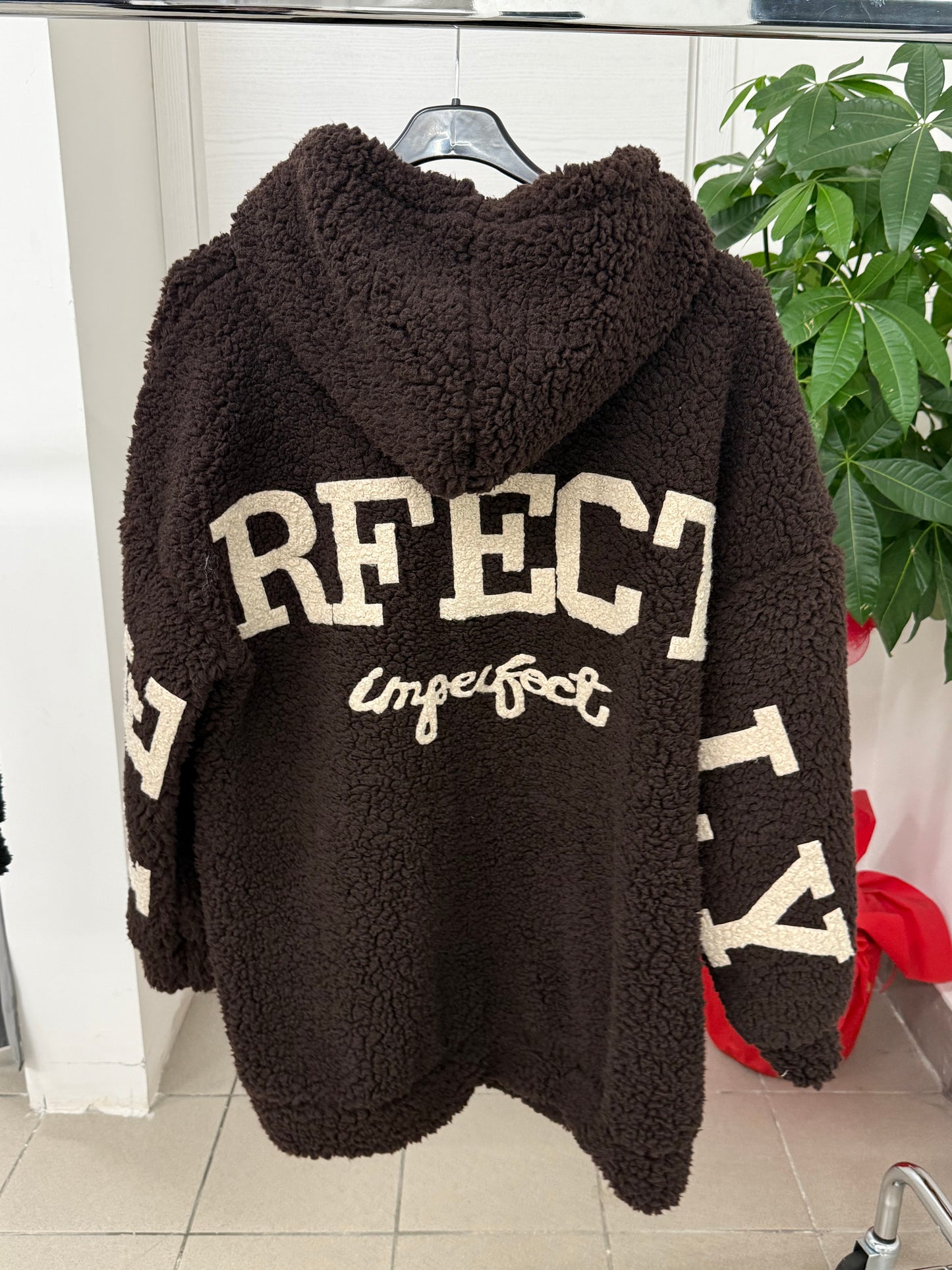 Felpa Teddy con cappuccio