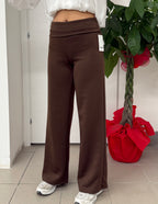 Pantaloni a palazzo con banda alta FGD MODA