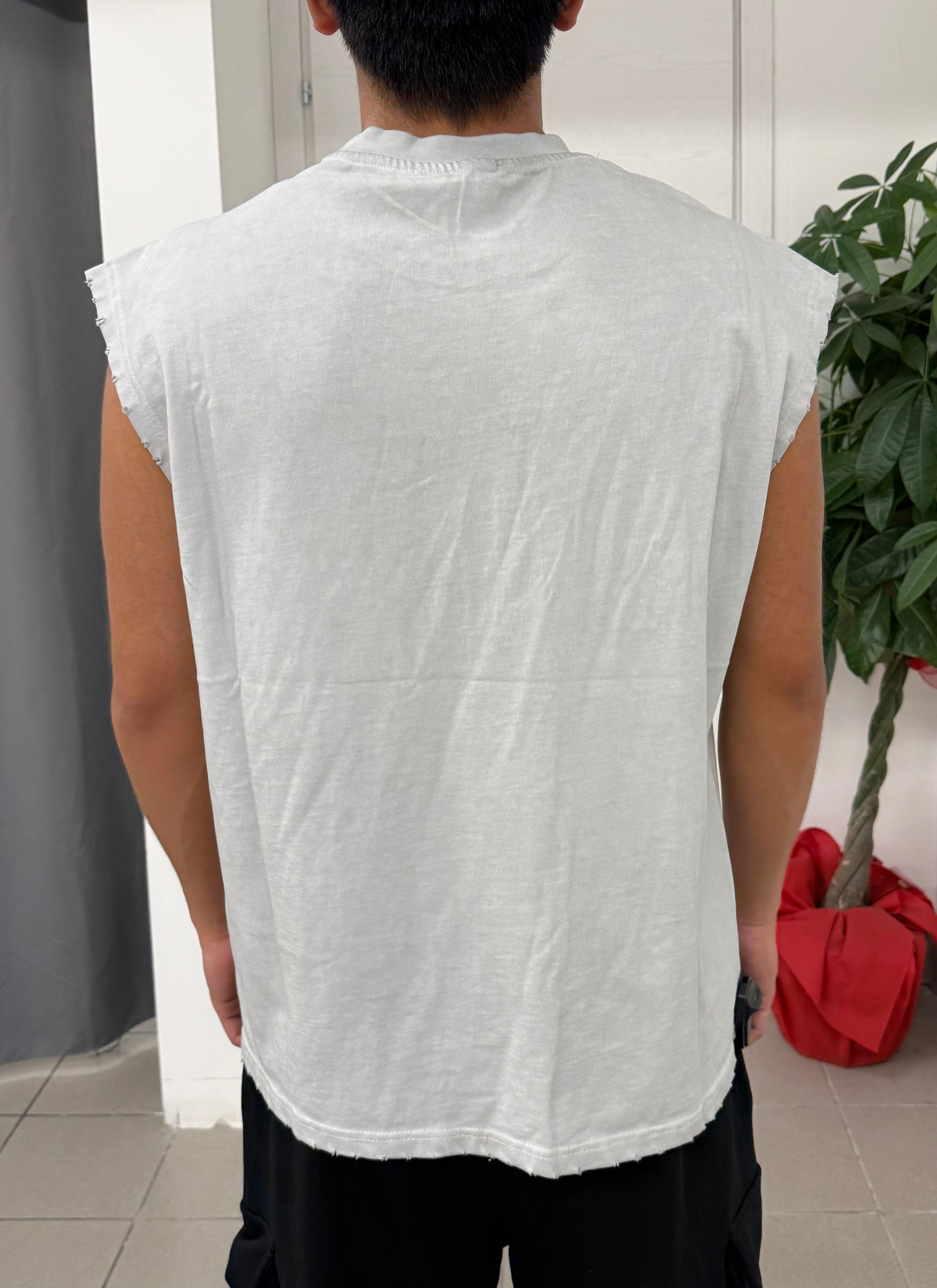 Canotta Over Fit Raw Cut FICKO DFT42 FGD MODA