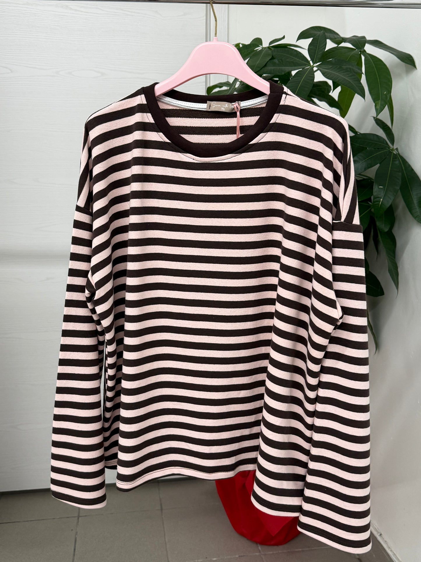 Maglia a righe over fit FGD MODA