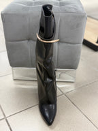 Stivali Shark In Ecopelle Con Gioiello Dorato WG601 FGD MODA