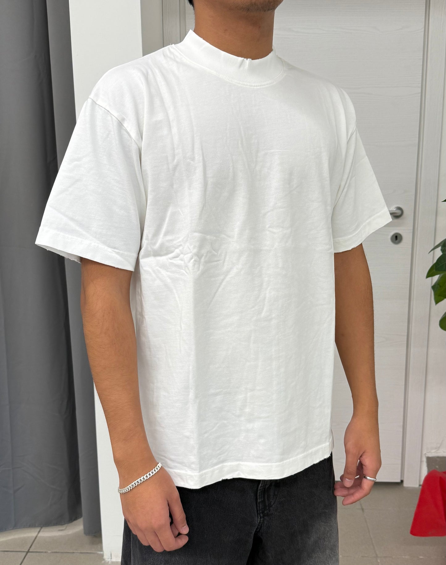 T-shirt in cotone over fit Bread Buttons FGD MODA