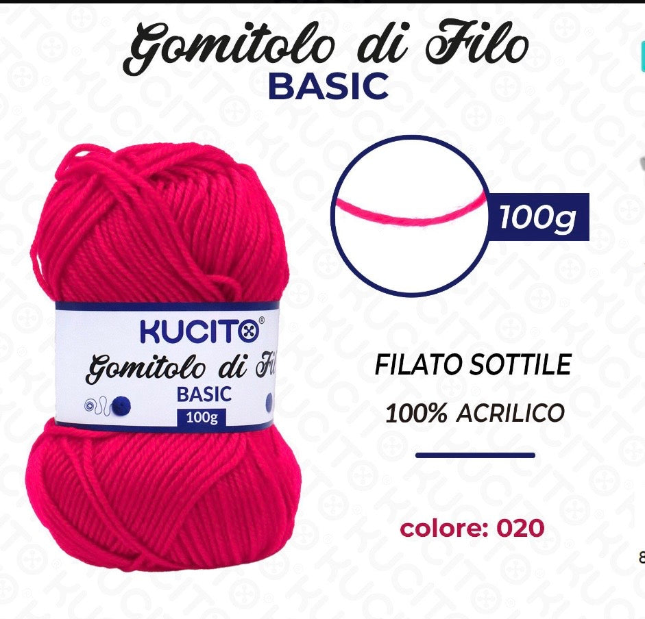 Gomitolo di filo BASIC 100g FGD MODA