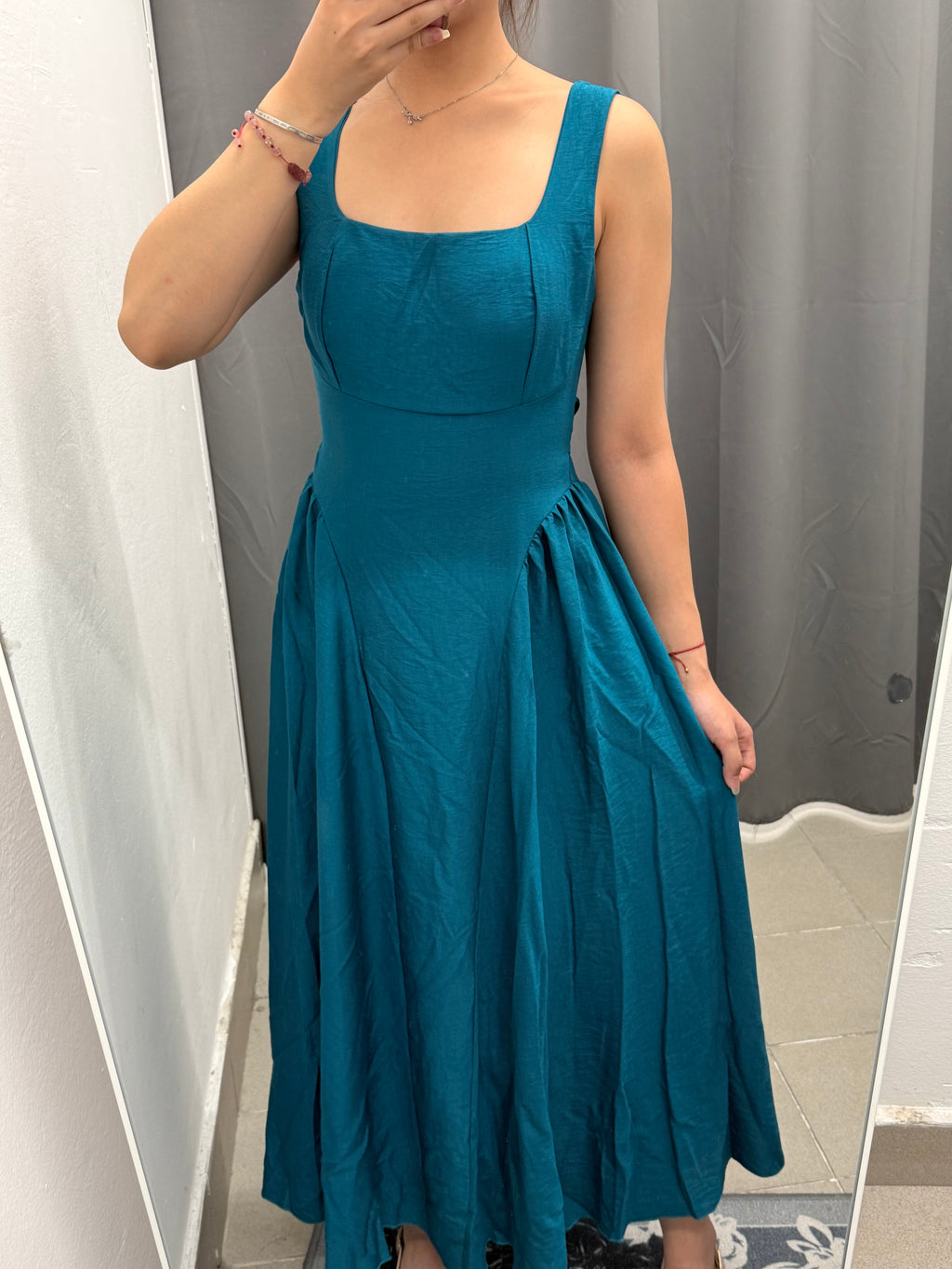 Abito Lungo in Viscosa con Fiocco sul Retro FGD MODA