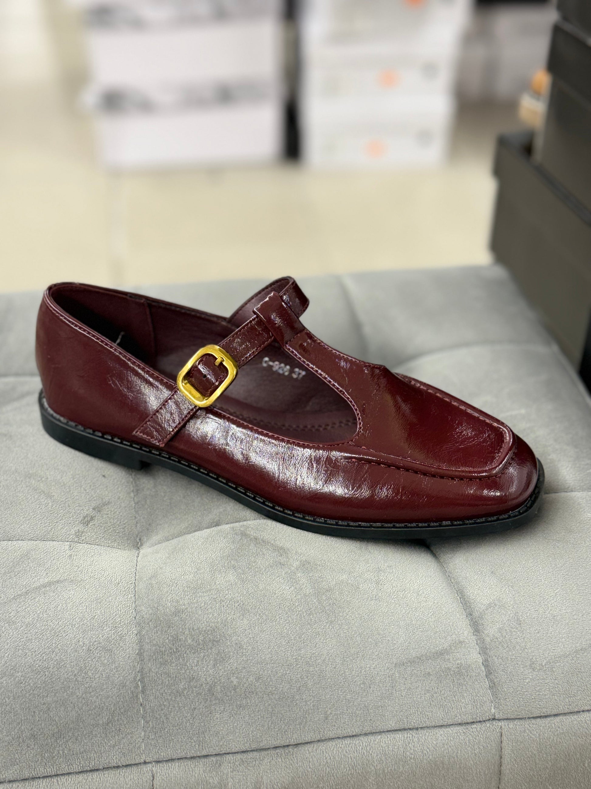 Ballerine in ecopelle T-Bar FGD MODA
