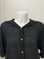 Blusa con bordo sangallo FGD MODA