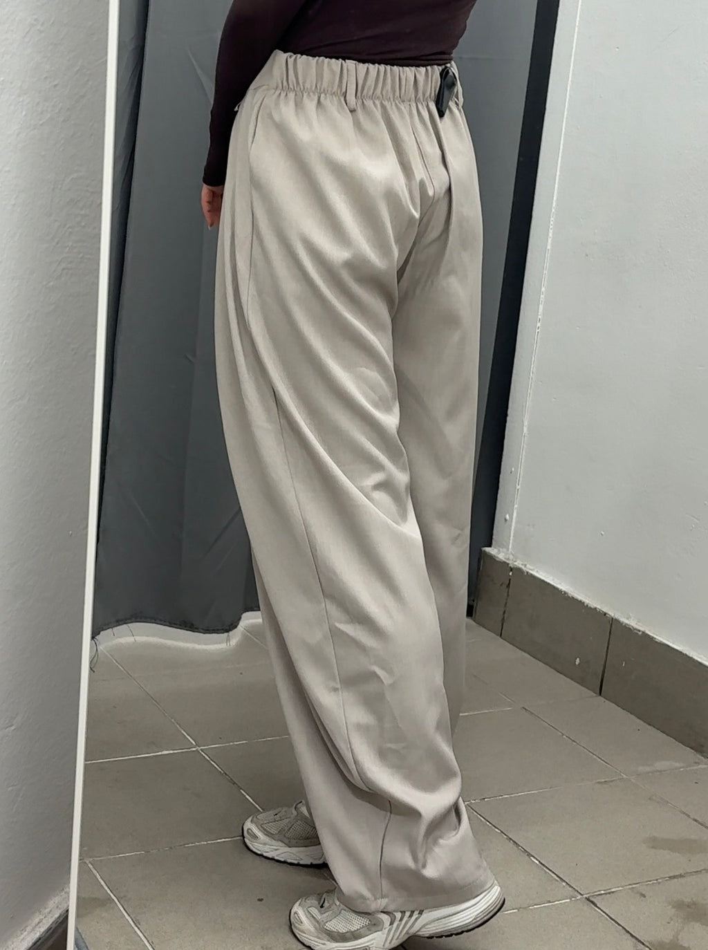 Pantaloni balloon tinta unita con pence FGD MODA