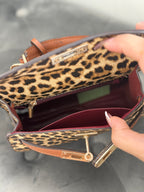Borsa leopardata con tracolla Small FGD MODA