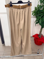 Pantaloni a palazzo con cinta FGD MODA