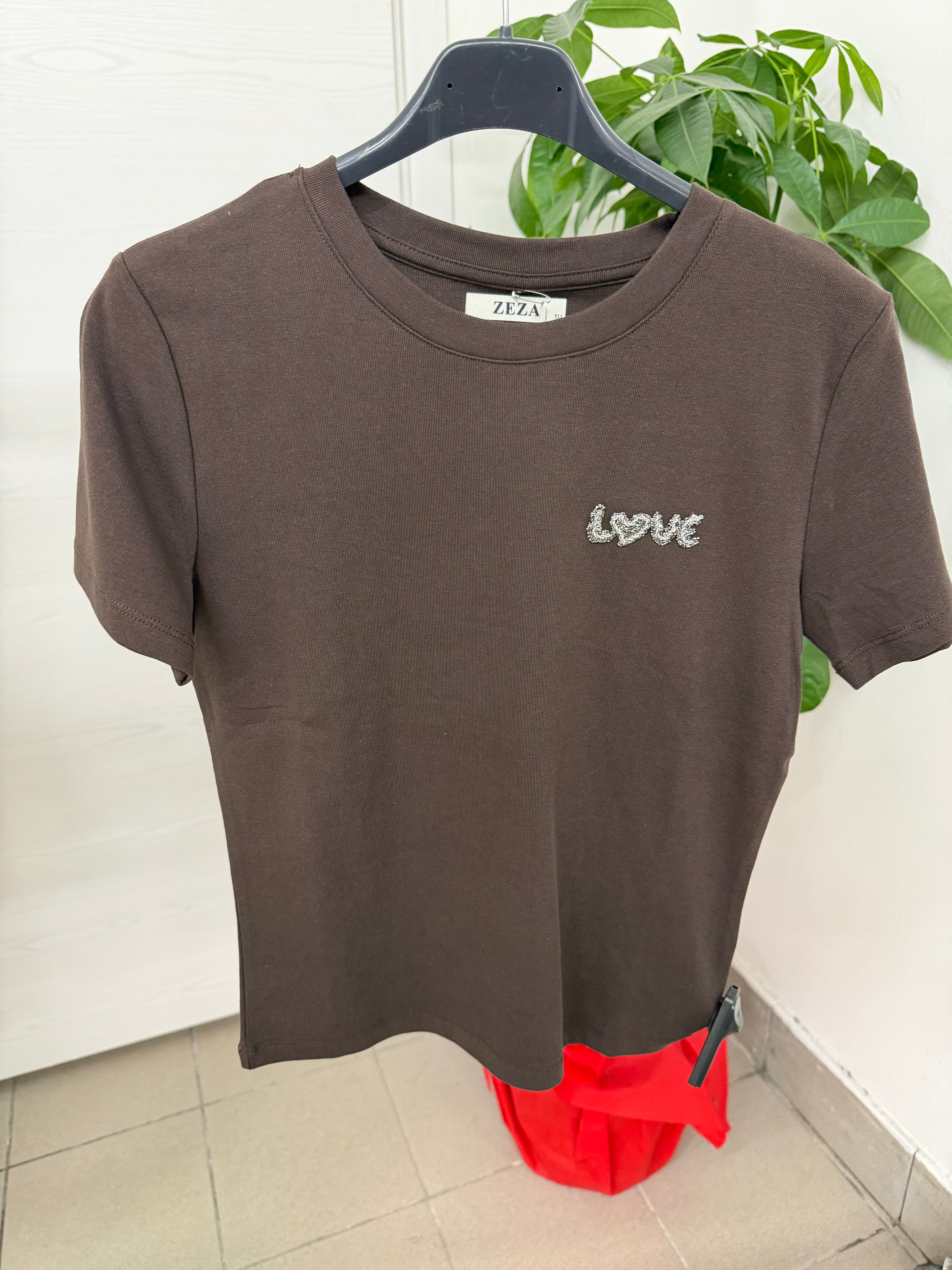 T-shirt love FGD MODA