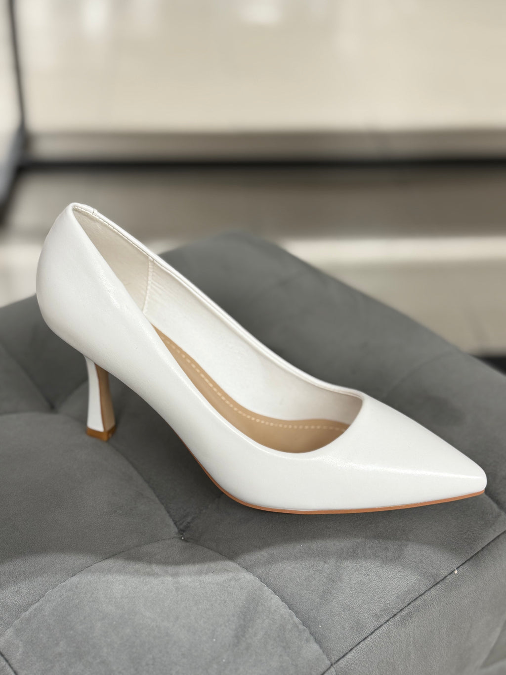 Décolleté ecopelle tacco 8cm 8374 FGD MODA