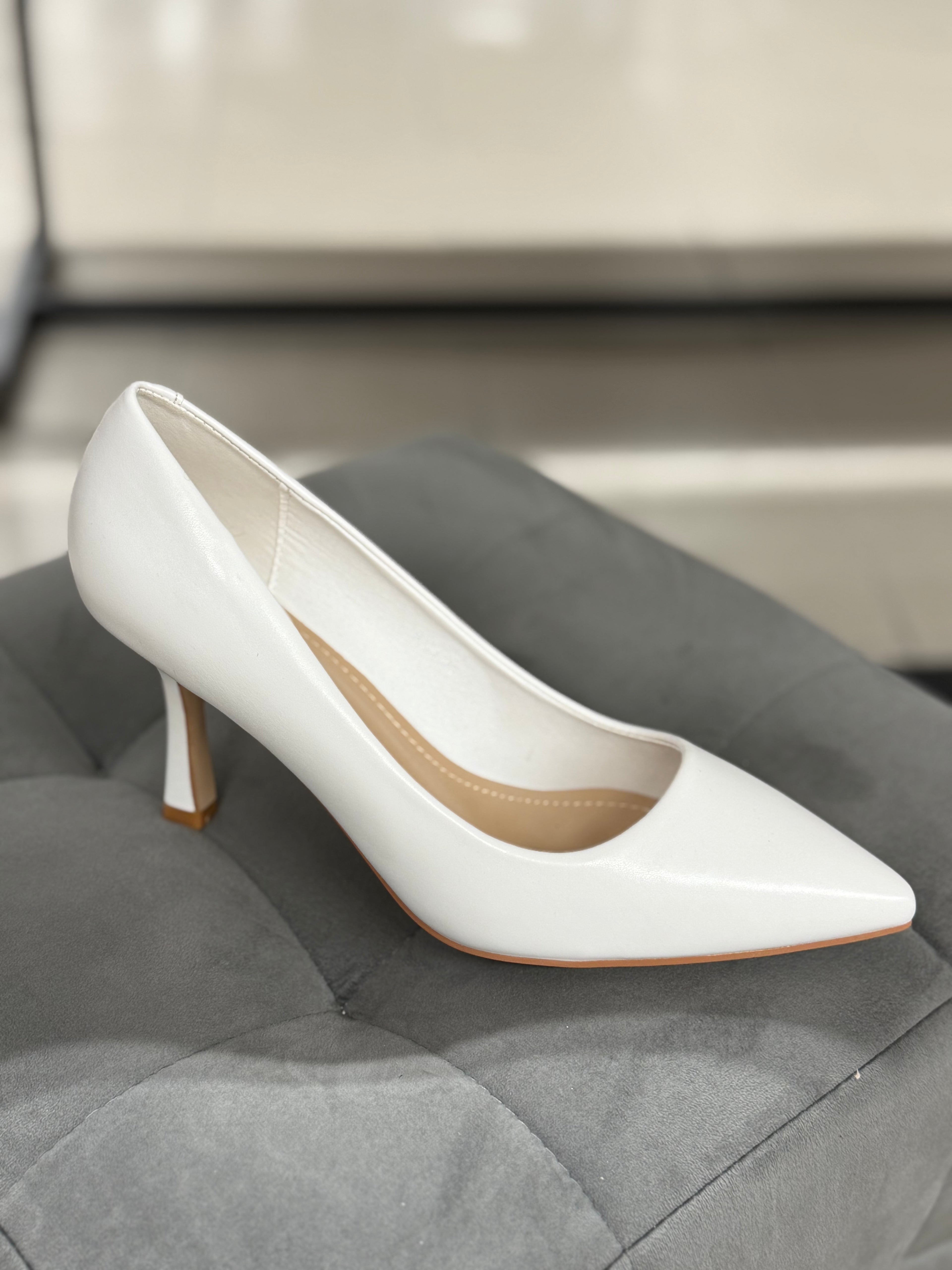 Décolleté ecopelle tacco 8cm 8374 FGD MODA