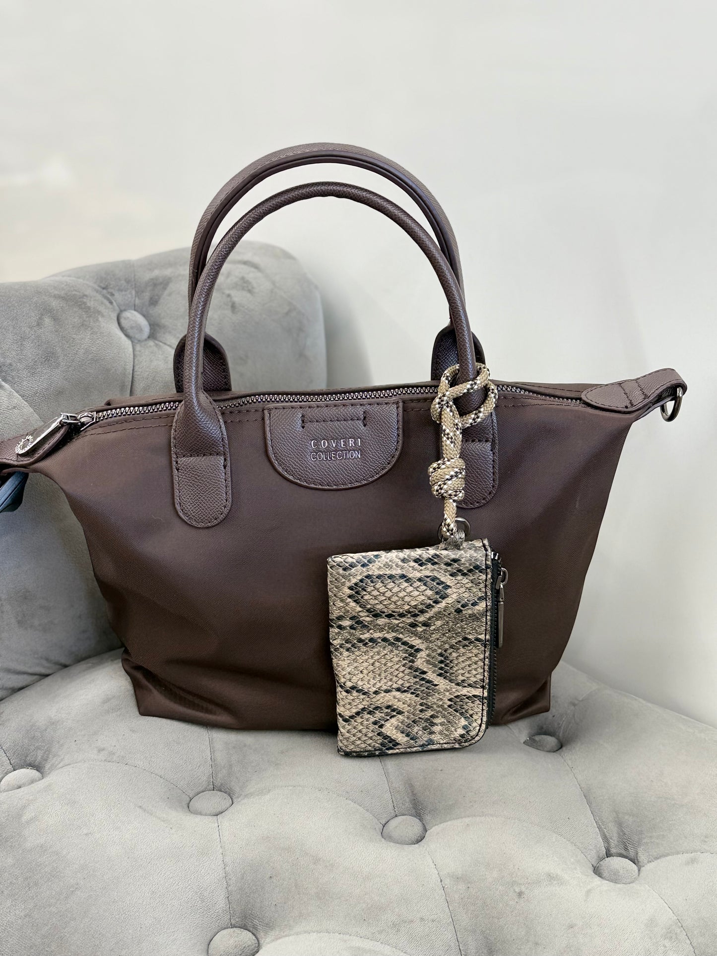 Borsa Enrico Coveri con pochettina e tracolla