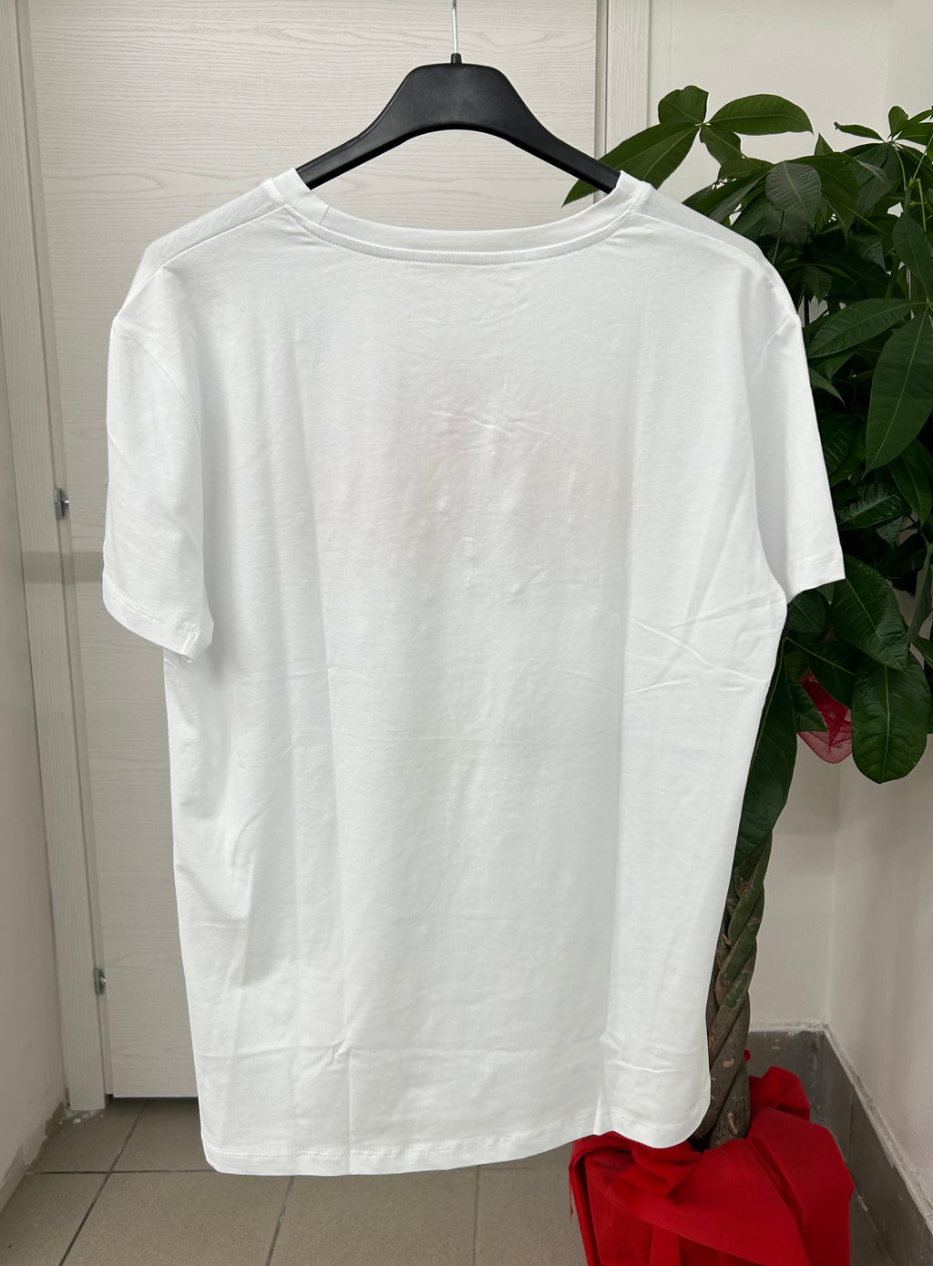 T-shirt a fantasia con brillantini FGD MODA