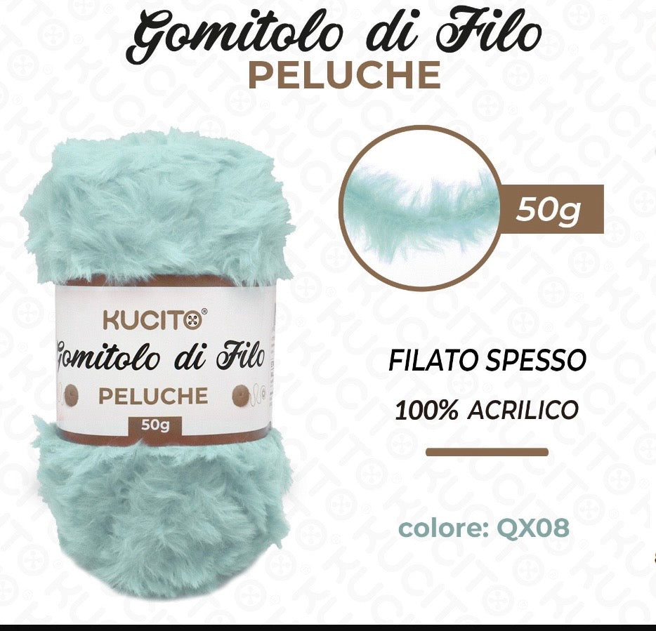 Gomitolo di filo PELUCHE 50g FGD MODA