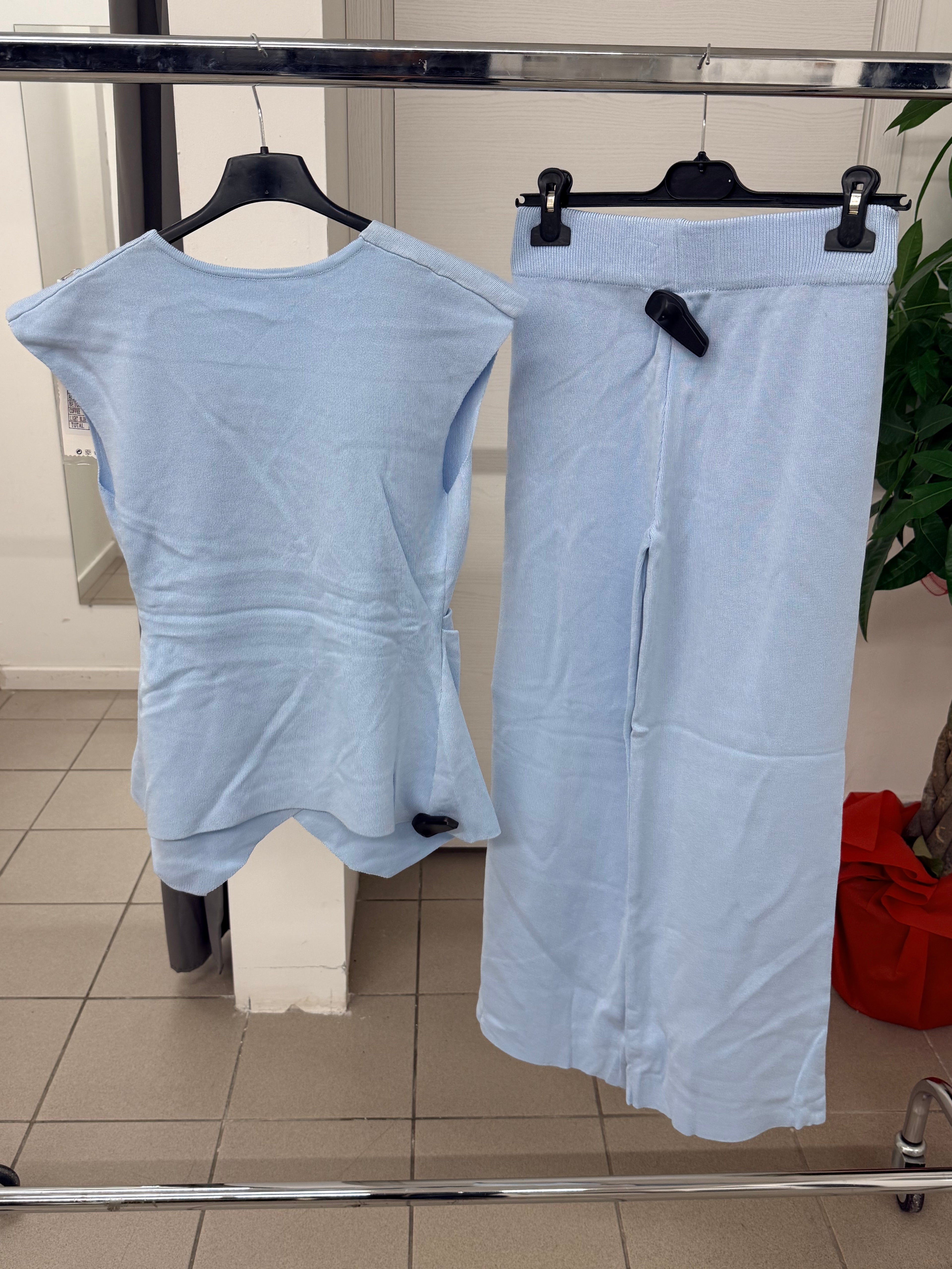 Set coordinato Maglia e Pantaloni a palazzo FGD MODA