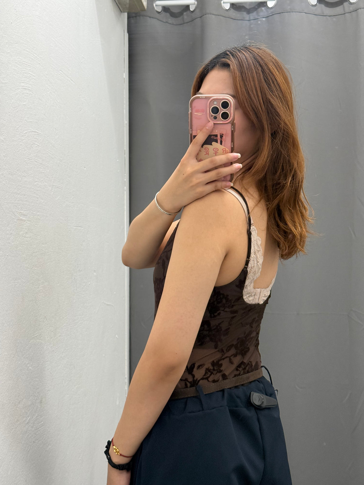 Body Semitrasparente Con Stampe Fiorate In Velluto Con Spalline Regolabili FGD MODA