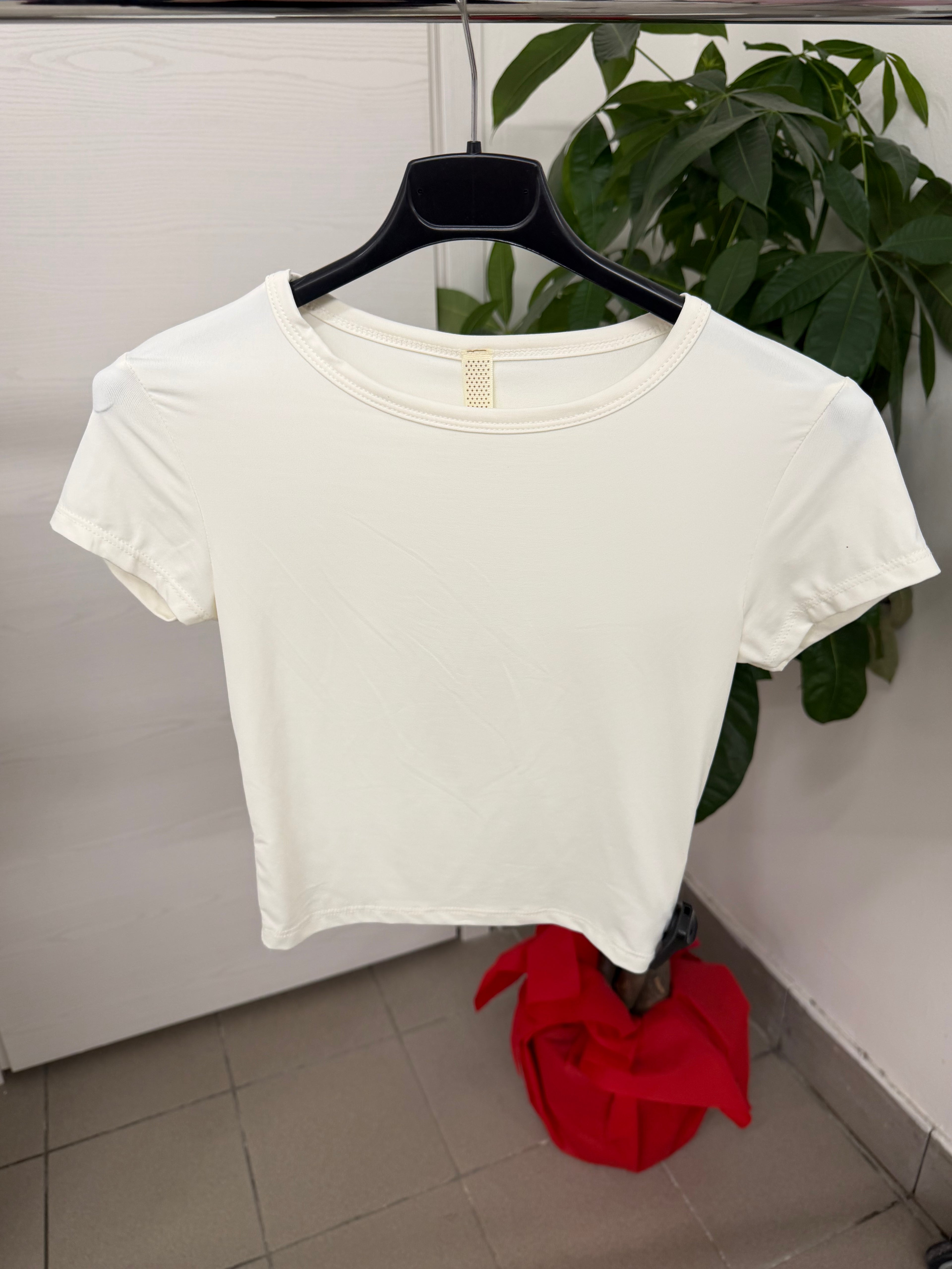 T-shirt crop lycra FGD MODA