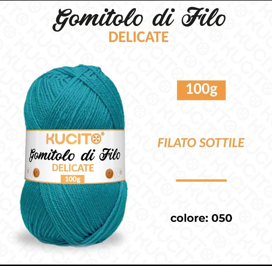 Gomitolo di filo DELICATE 100g FGD MODA
