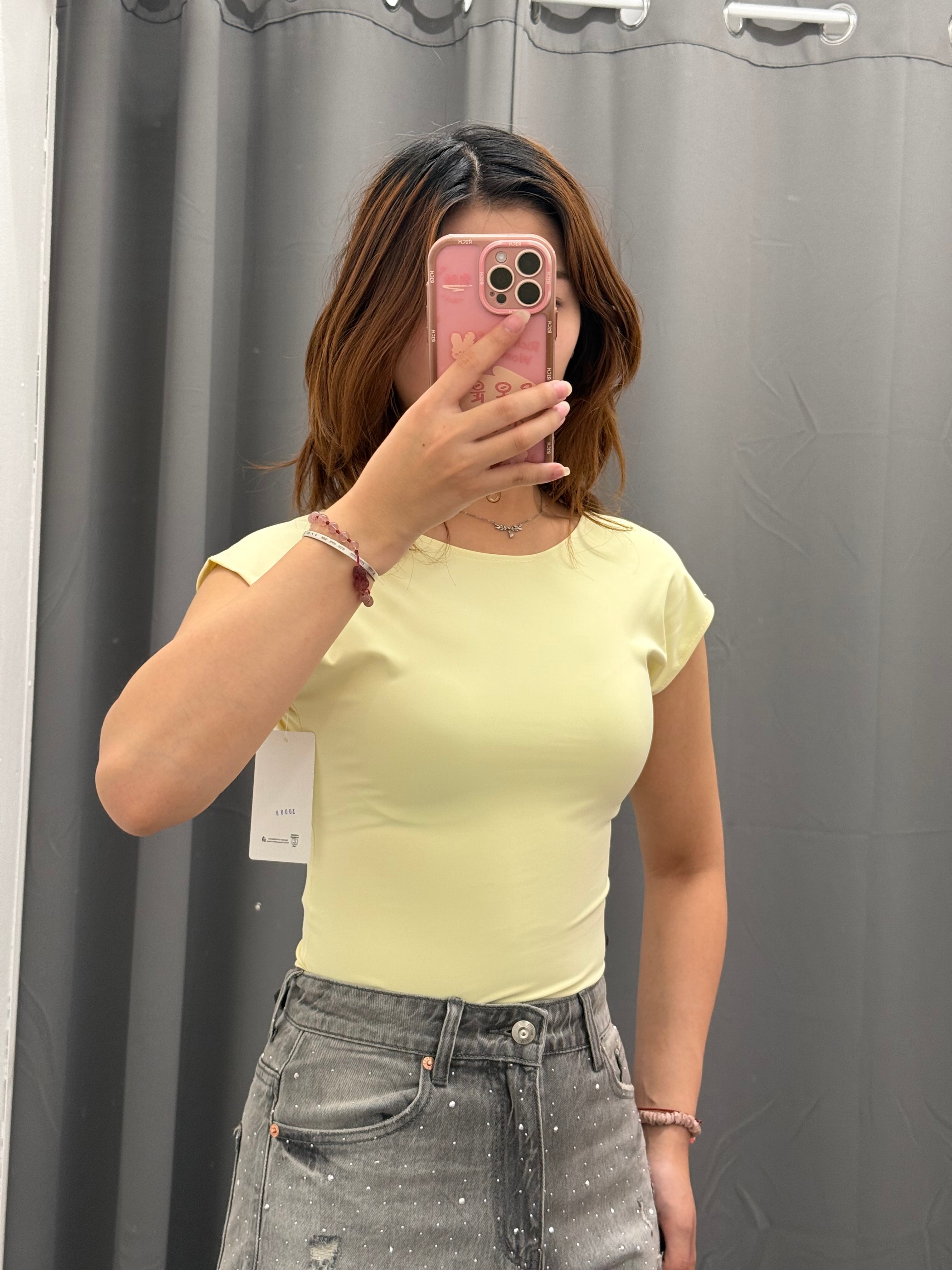 Maglietta dolman in lycra crop backless FGD MODA
