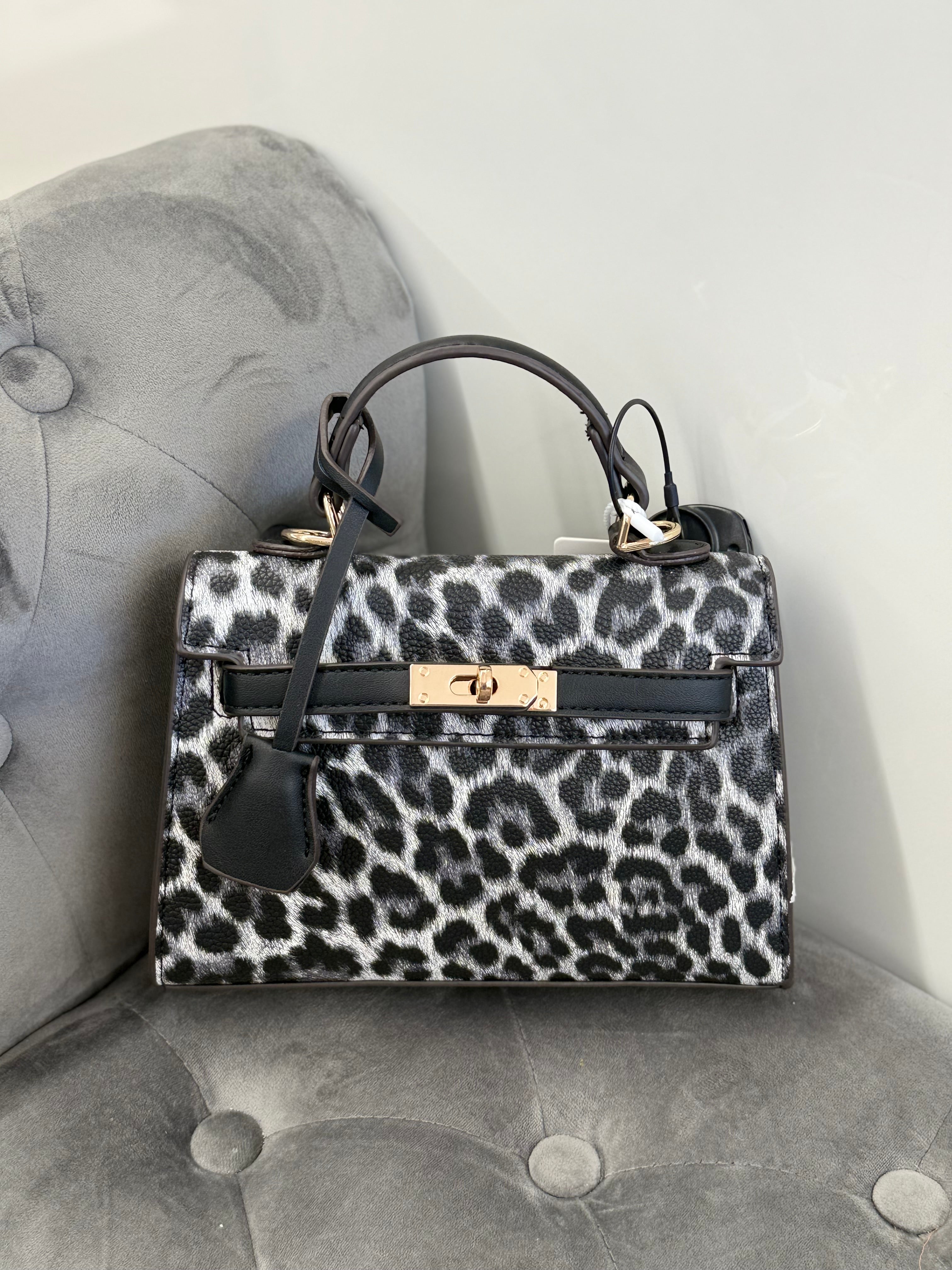 Borsa leopardata con tracolla Small FGD MODA