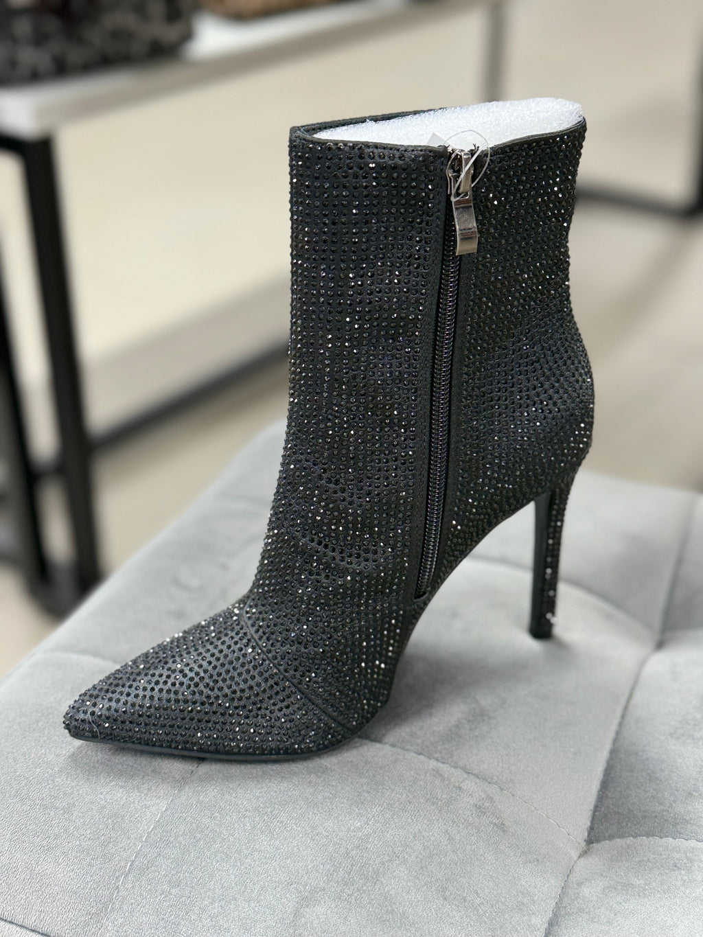 Stivaletti brillantinati tacco 10.5cm FGD MODA