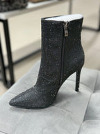 Stivaletti brillantinati tacco 10.5cm FGD MODA