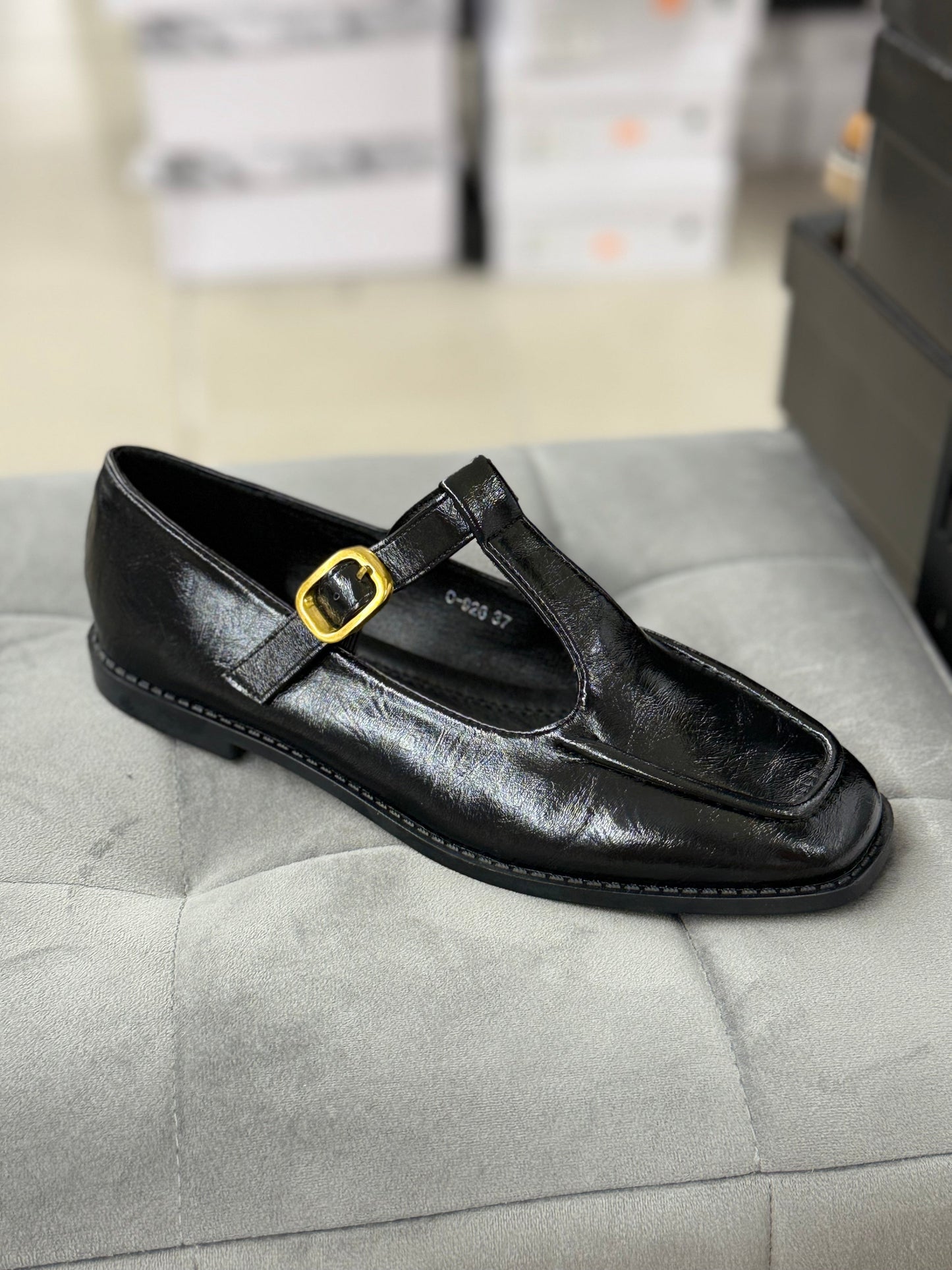 Ballerine in ecopelle T-Bar FGD MODA