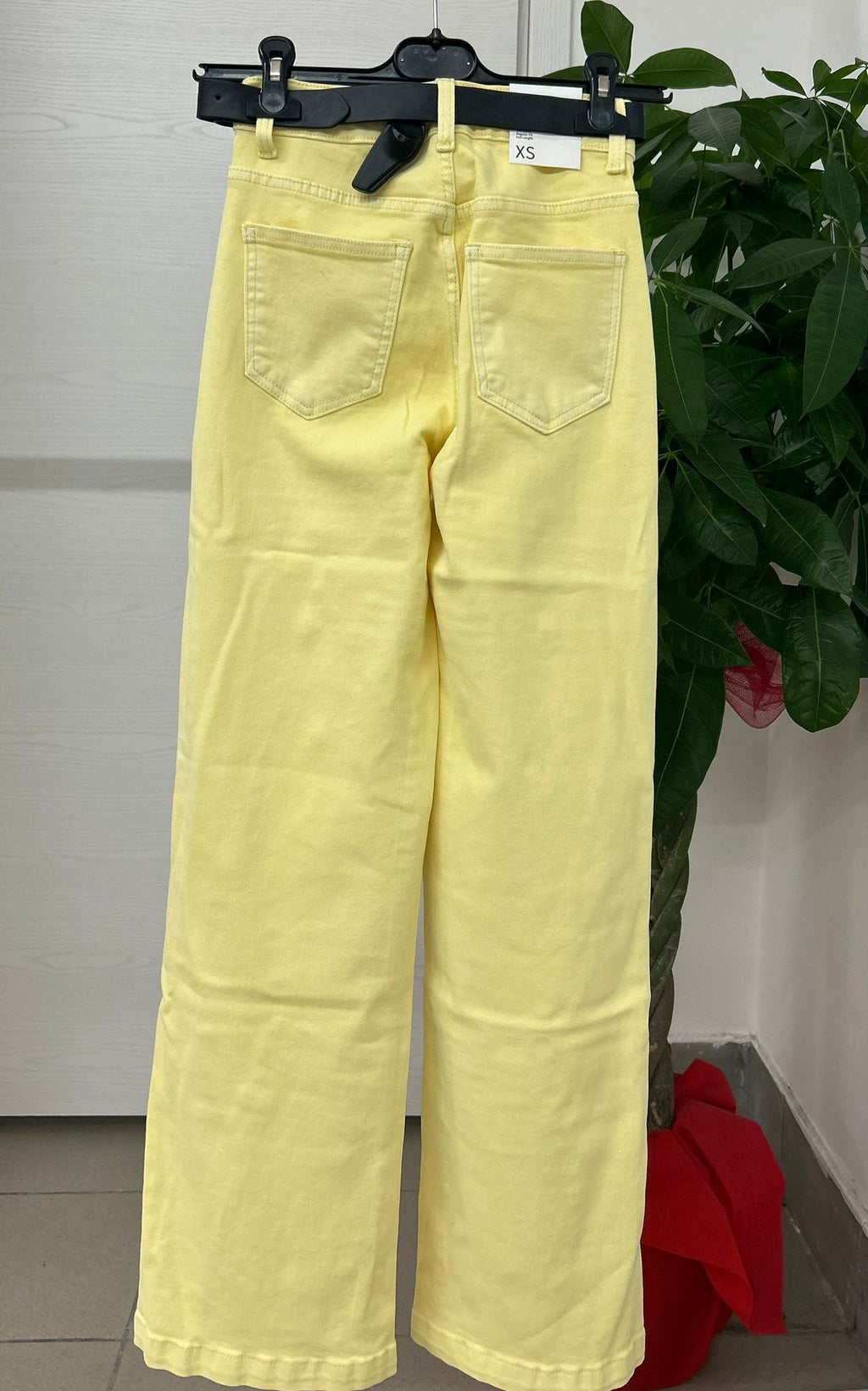 Jeans a palazzo con cinta FGD MODA