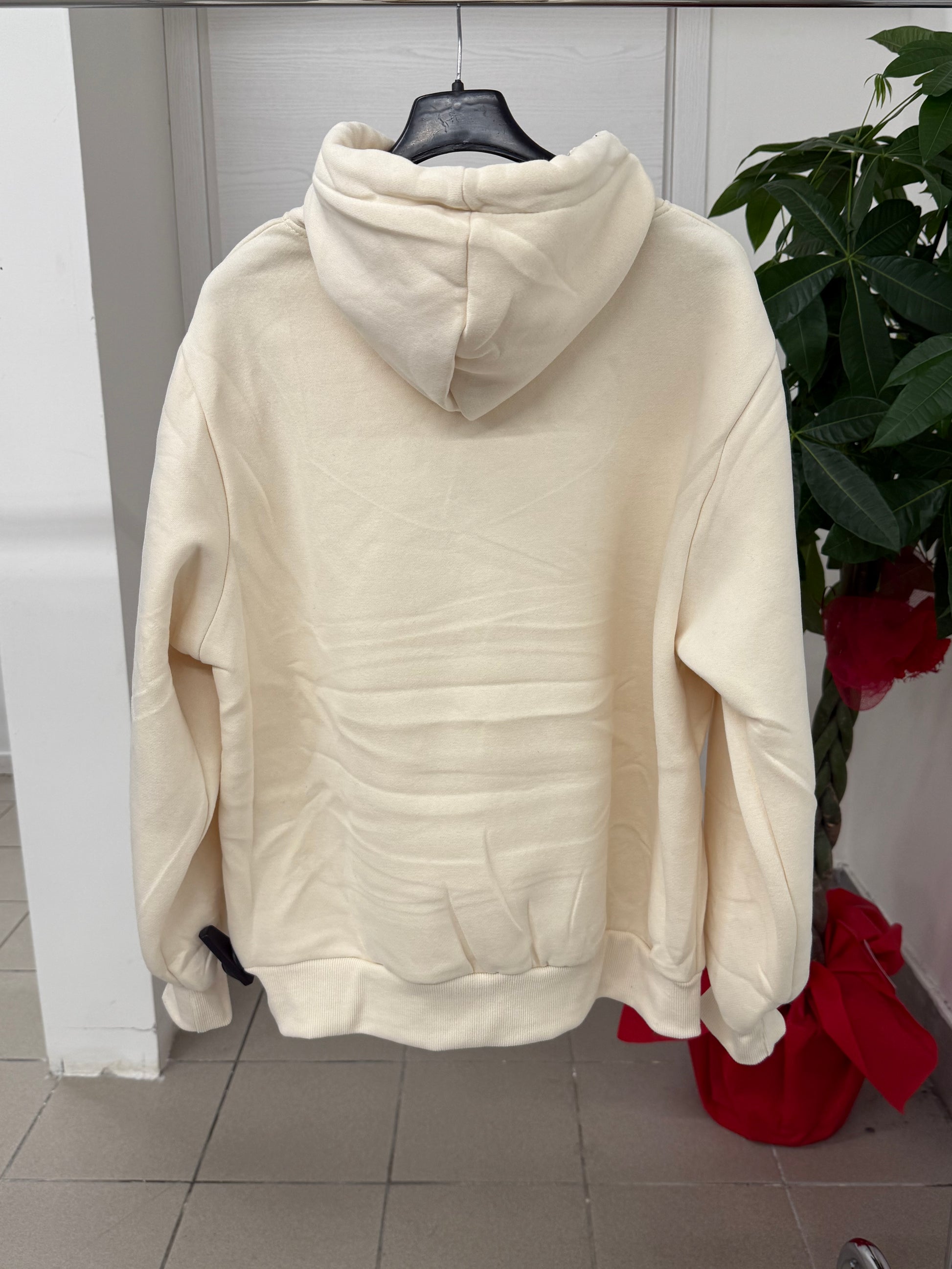 Felpa imbottita a fantasia con tasche FGD MODA