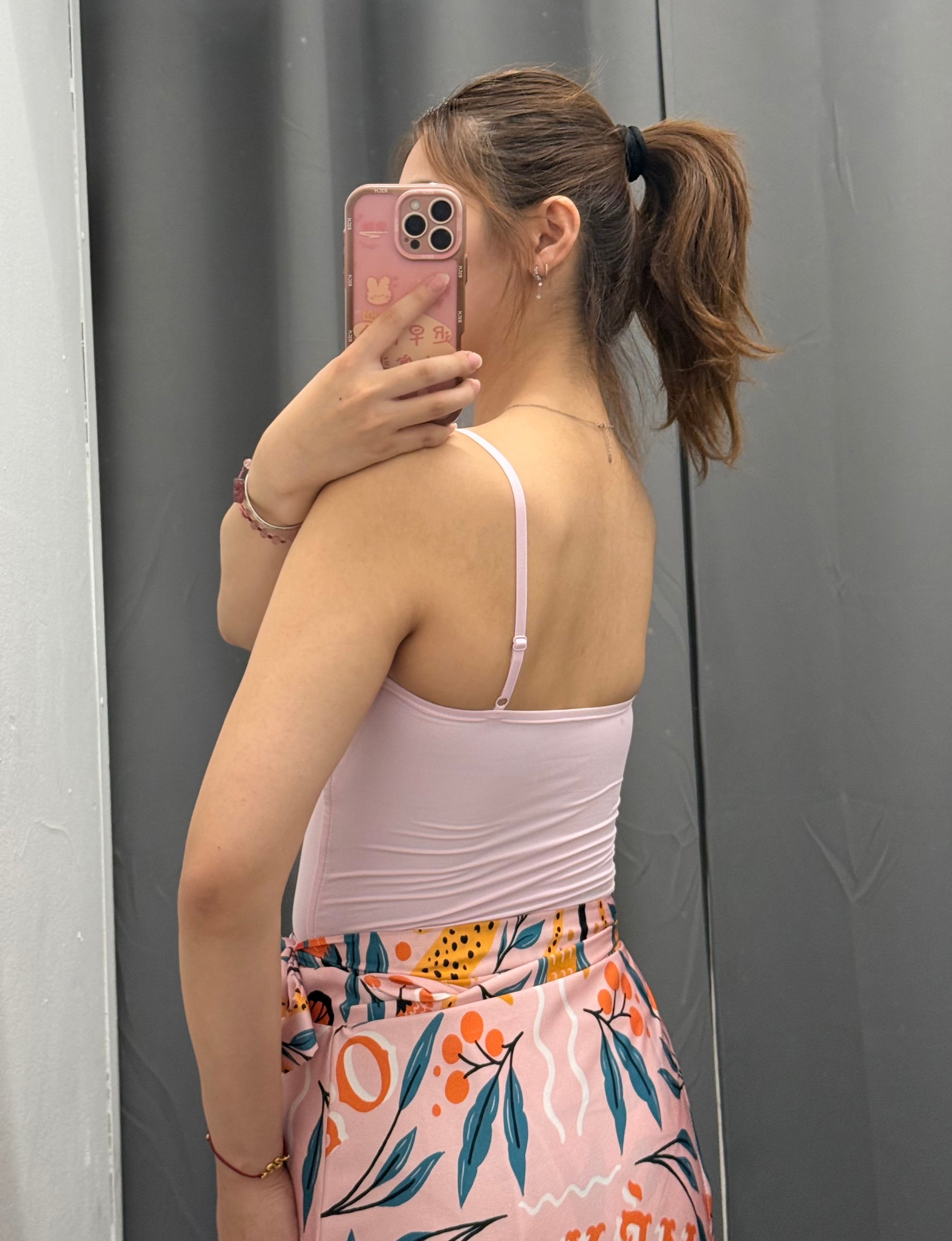 Canotta in Lycra con Scollo a Cuore FGD MODA