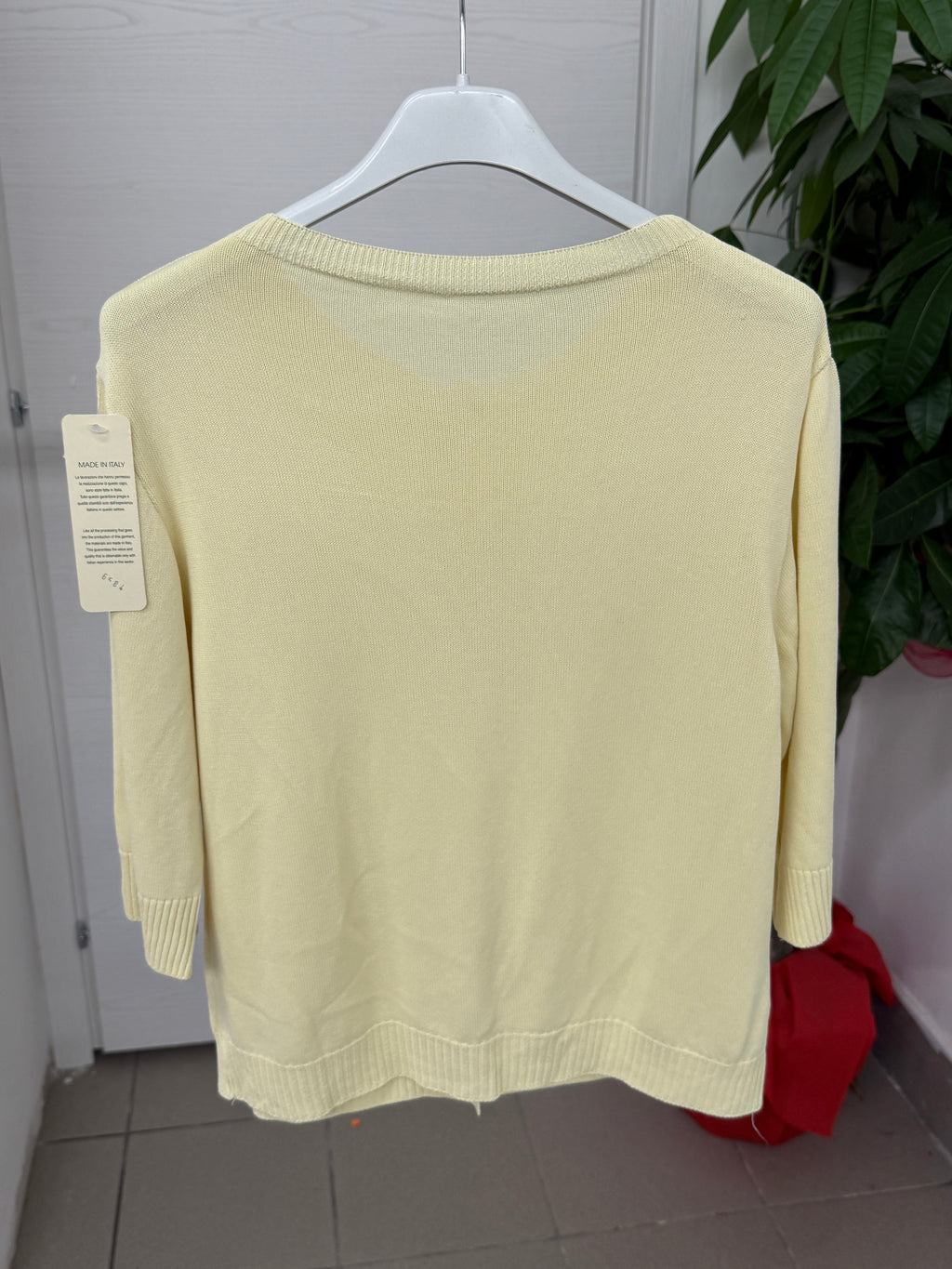 Cardigan in filo manica a 3/4 con chiusura a bottoni FGD MODA