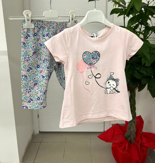 Set coordinato maglietta e leggings FGD MODA