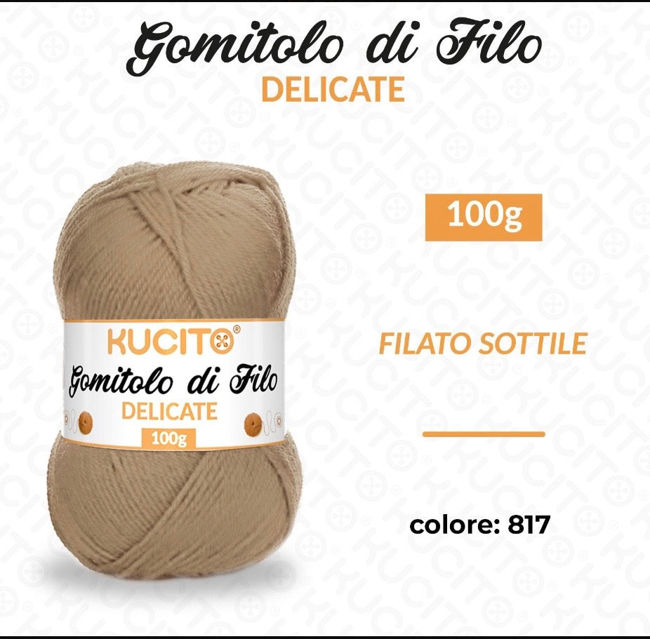 Gomitolo di filo DELICATE 100g FGD MODA