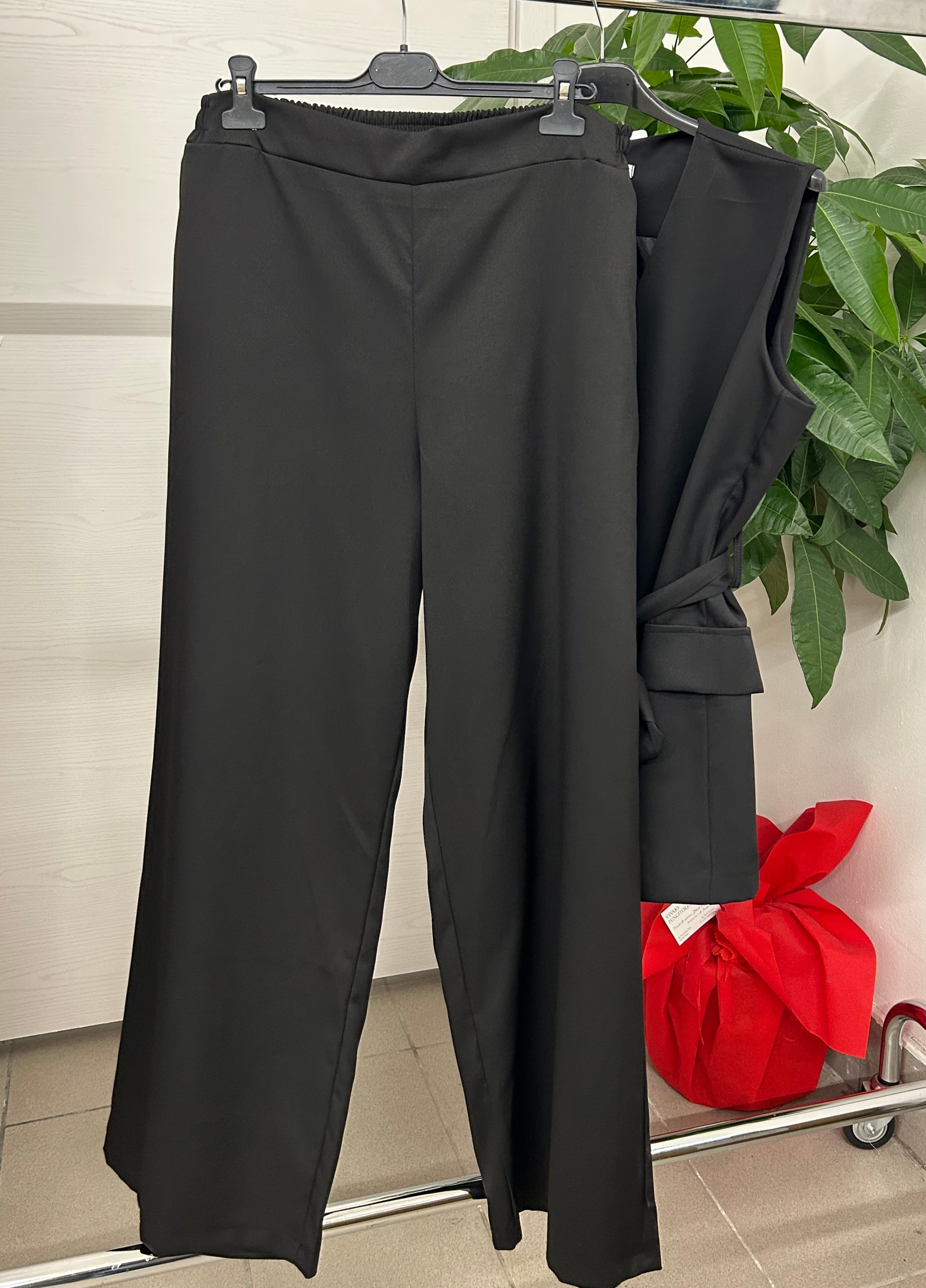 Set coordinato Gilet e Pantaloni per taglia curvy FGD MODA
