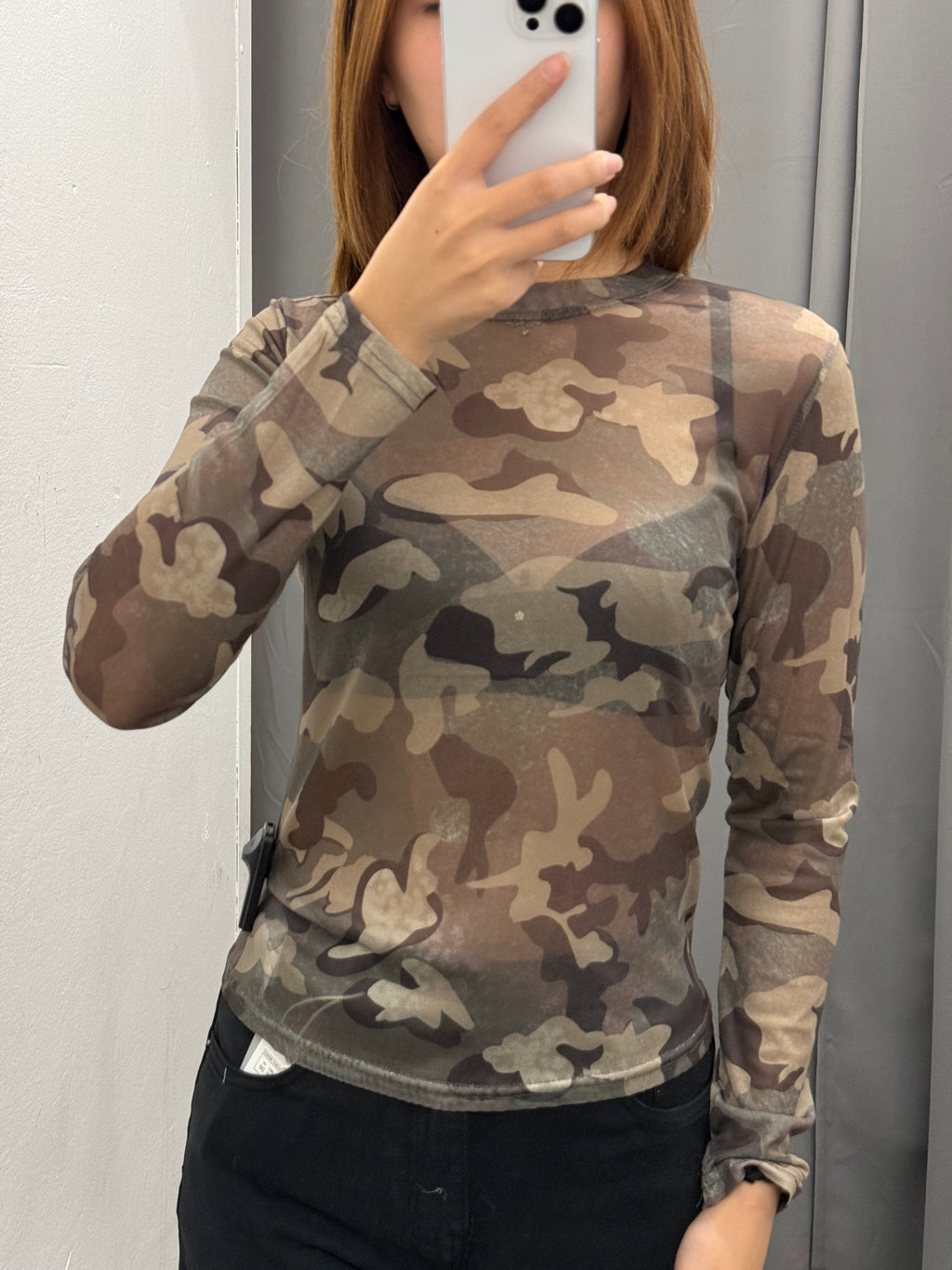 Maglietta Semitrasparente Militare FGD MODA