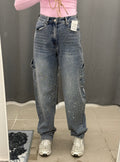 Jeans balloon brillantini FGD MODA