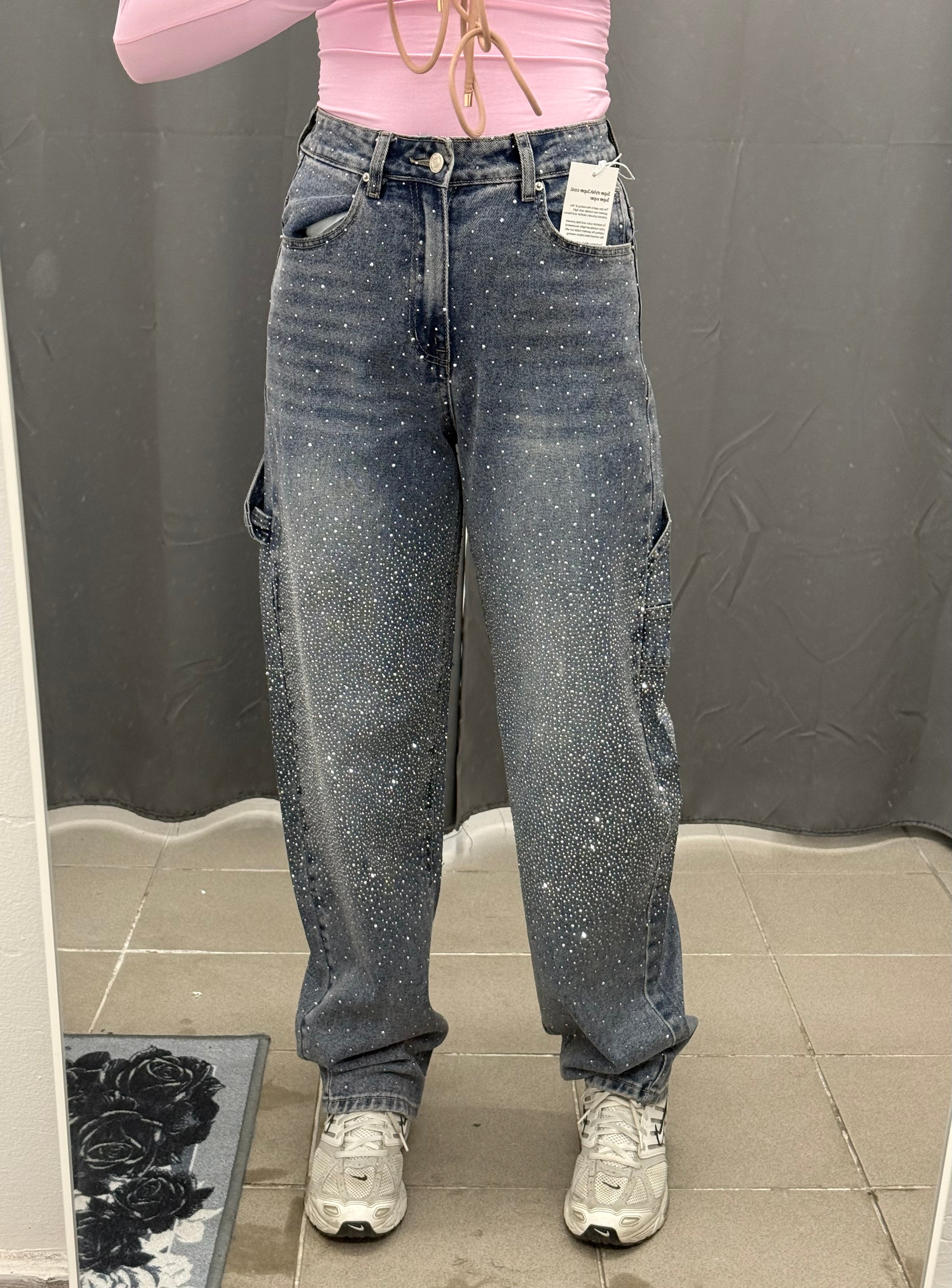 Jeans balloon brillantini FGD MODA