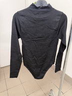 Body compattante a costine con zip FGD MODA