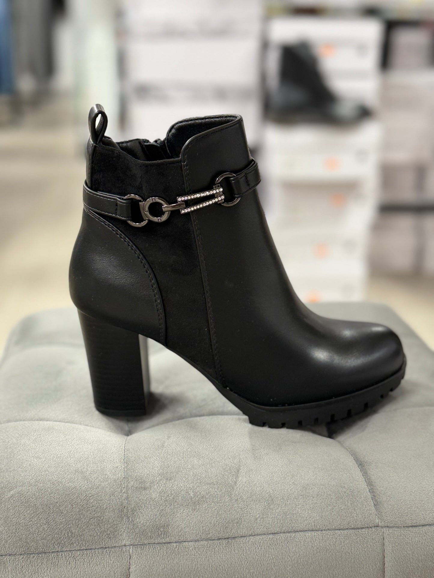 Stivaletti in ecopelle tacco 10cm FGD MODA